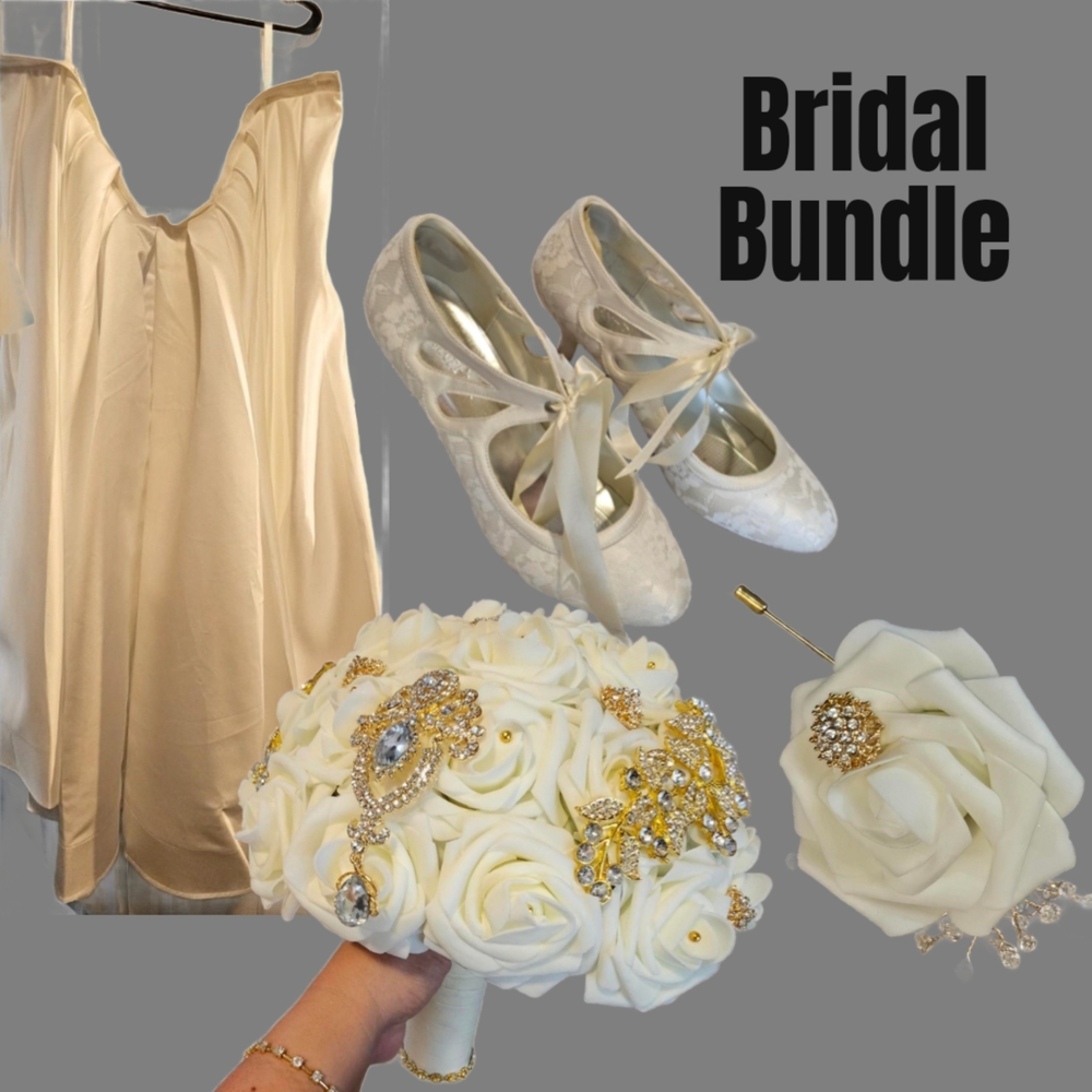 Elegant Bridal 💐 Satin Skirt Only